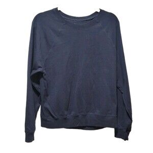 Coastal Minimalist French Terry Crewneck Sweatshirt Everlane Women's Size M